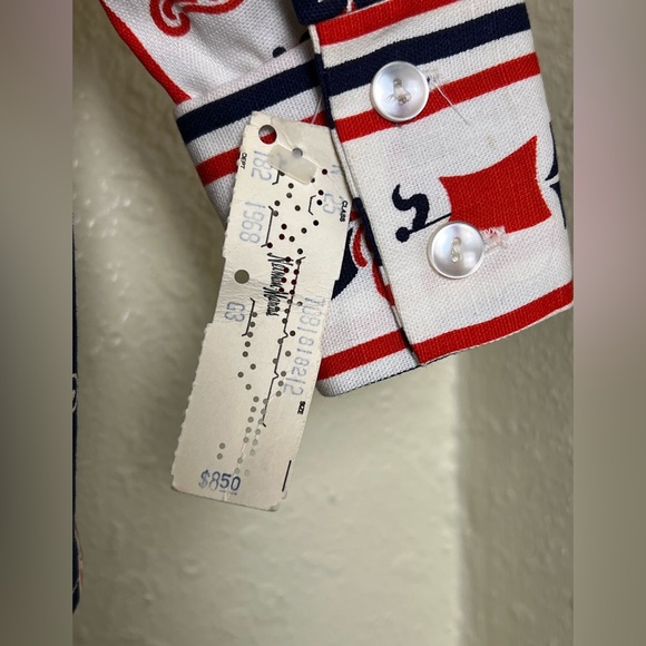 Neiman Marcus Nautical Red and Blue SET Rare/ VINTAGE 1968 for Girls Size 12 - Picture 9 of 16